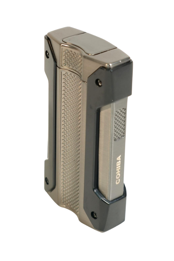Cohiba Tek Torch Pürmüz Delicili Siyah Gunmetal Metal Puro Çakmağı