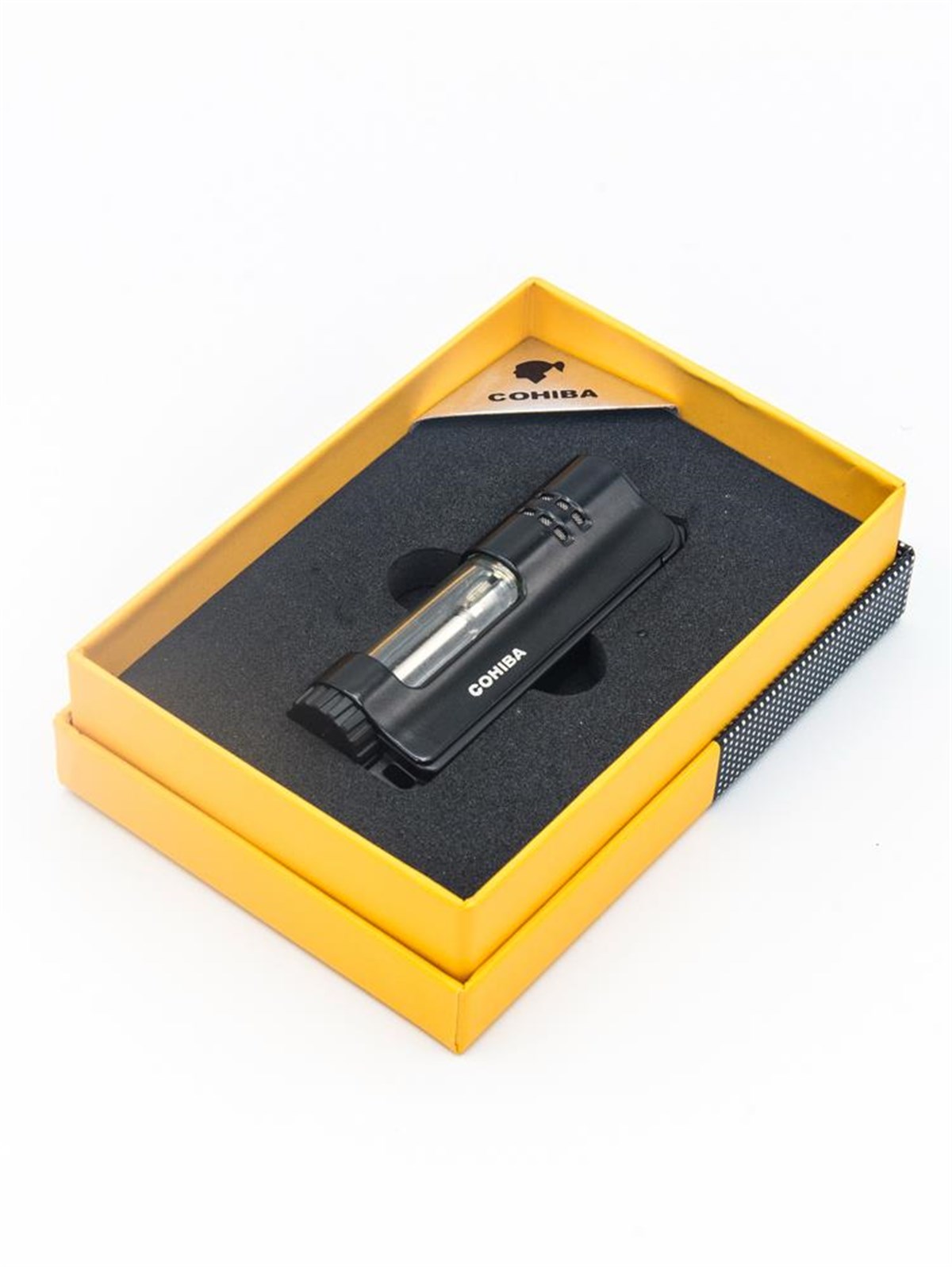 Cohiba Tek Torch Pürmüz Siyah Puro Çakmağı