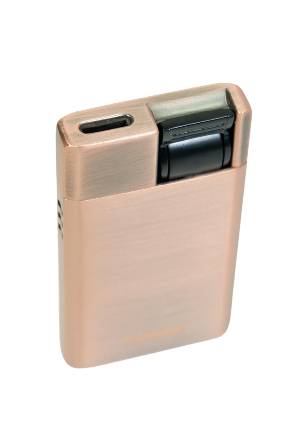 Cohiba Tek Torch Perde Alev Bronz Metal Puro Çakmağı
