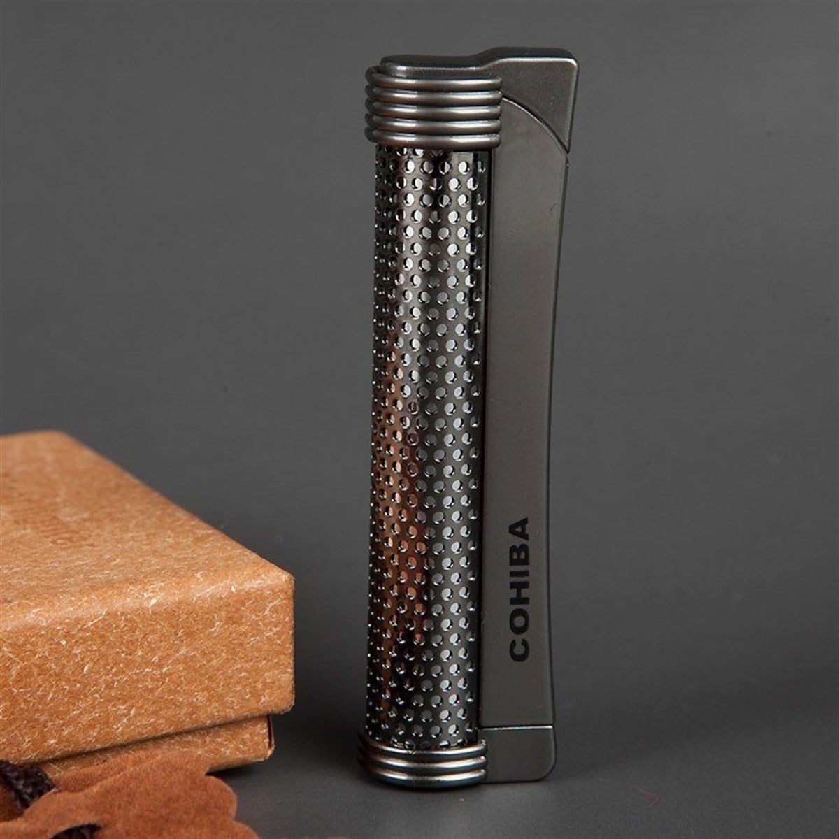 TR912,Cohiba Tek Torch Gunmetal Puro Çakmağı