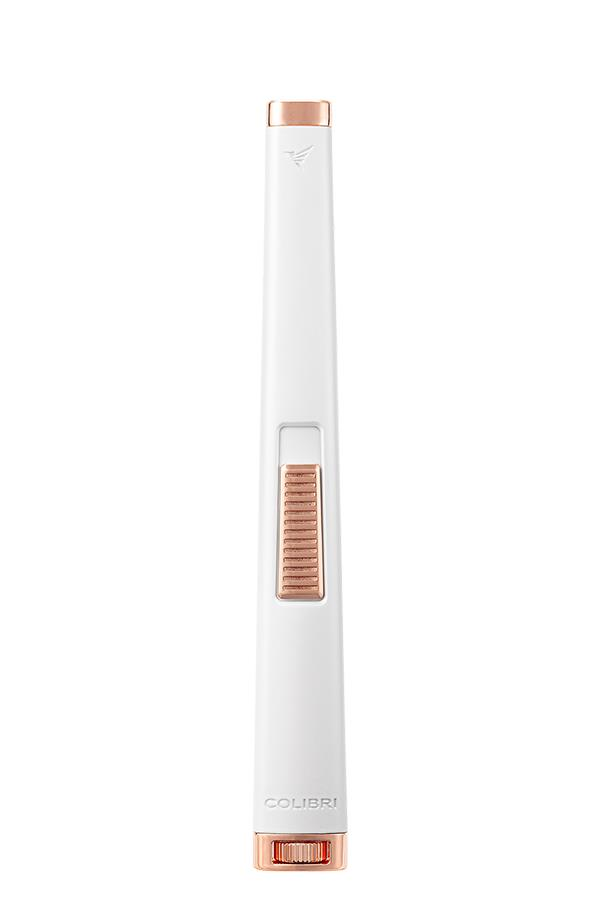 TR6761,Colibri Aura Perde Alev Beyaz - Rose Gold Masa Tipi Puro Çakmağı