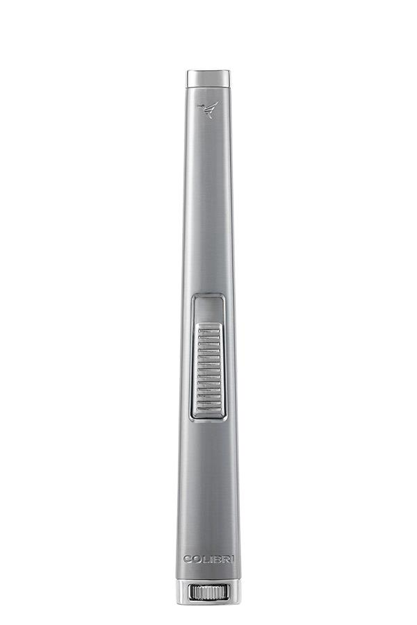 TR6760,Colibri Aura Perde Alev Fırçalı Krom Masa Tipi Puro Çakmağı