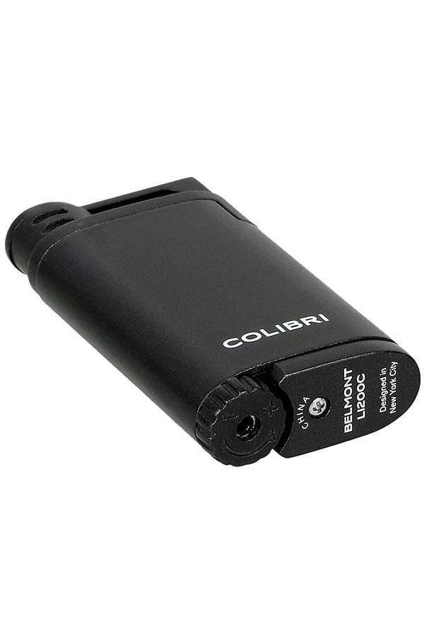 Colibri Belmont Tek Torch Pürmüz Metalik Siyah Puro Çakmağı