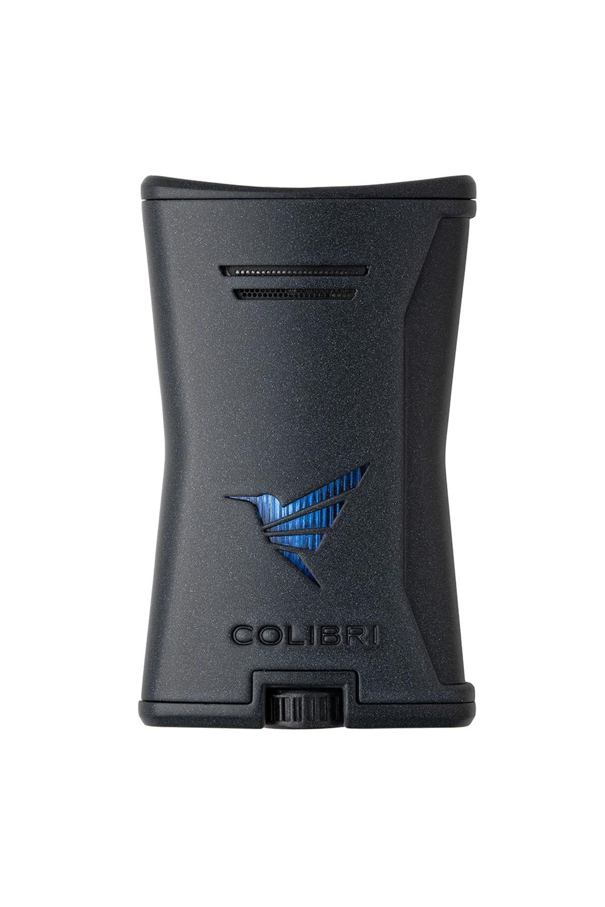 TR8755,Colibri Tek Torch Pürmüz Siyah Slim Puro Çakmağı