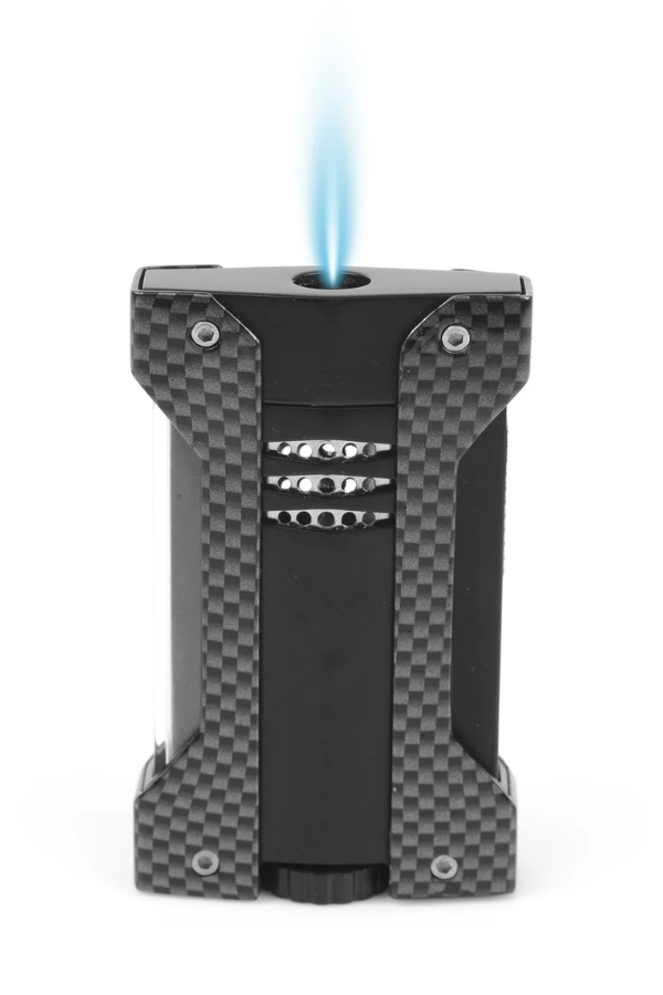 Conquistador Tek Torch Pürmüz Karbon Siyah Defi Extreme Dizayn Metal Puro Çakmağı