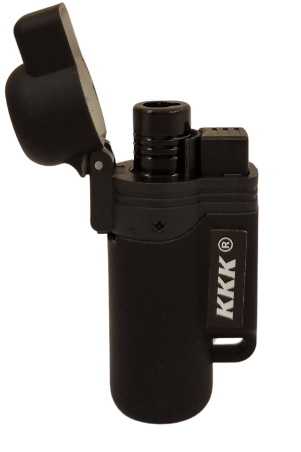PremiumQuality Siyah Plastik Tek Torch Pürmüz Puro Çakmağı