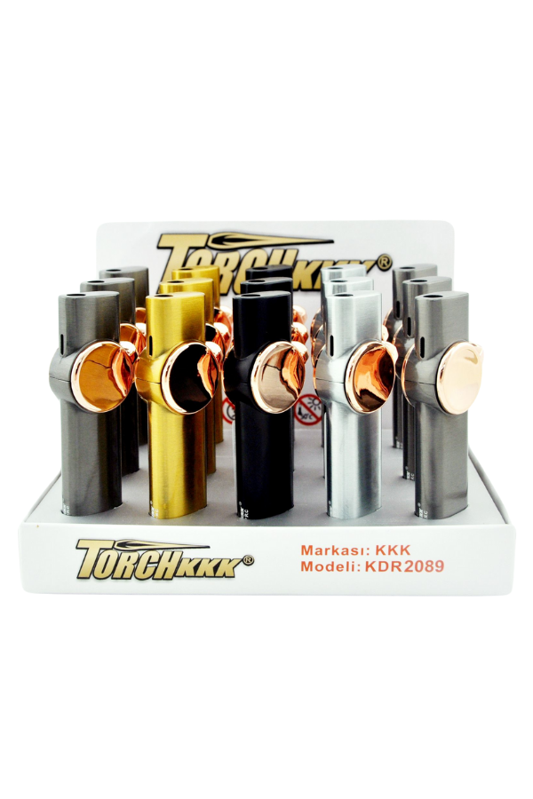 PremiumQuality Gold Tek Torch Pürmüz Metal Puro Çakmağı