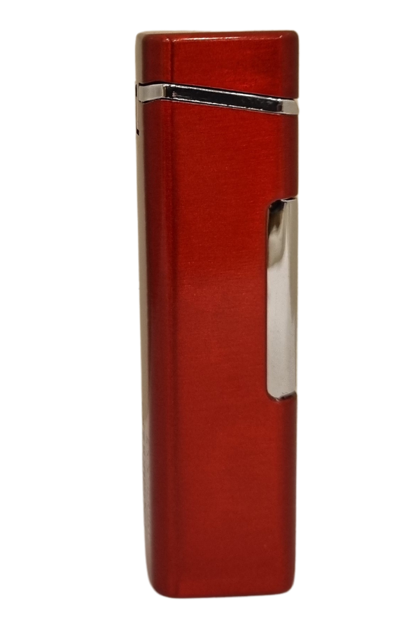 PremiumQuality Kırmızı Tek Torch Pürmüz Metal Puro Çakmağı