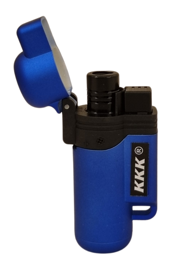 PremiumQuality Lacivert Plastik Tek Torch Pürmüz Puro Çakmağı