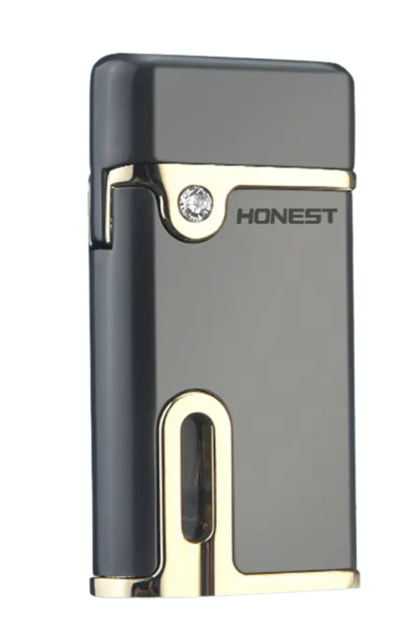 Honest Gunmetal Tek Torch Pürmüz Metal Puro Çakmağı