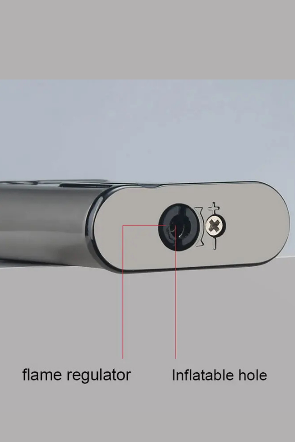 Honest Gümüş Tek Torch Pürmüz Metal Puro Çakmağı