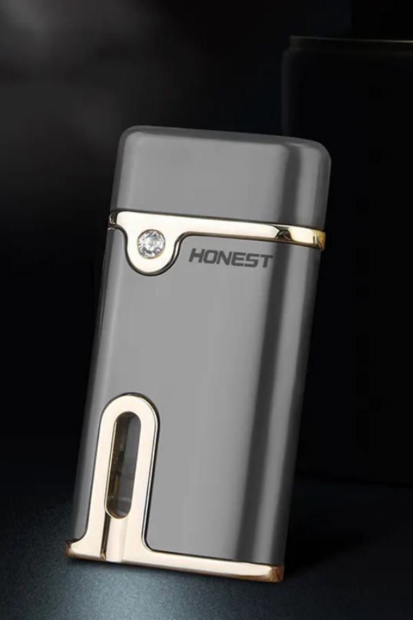Honest Gunmetal Tek Torch Pürmüz Metal Puro Çakmağı