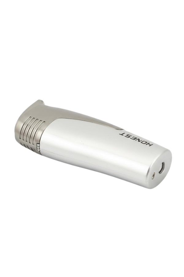 Honest Tek Torch Pürmüz Gümüş Puro Çakmağı