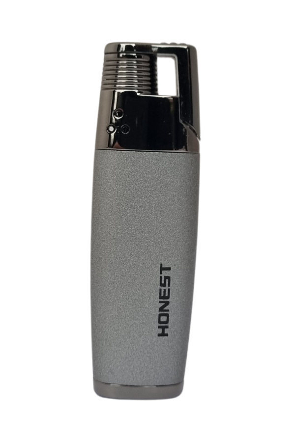 TR7600,Honest Tek Torch Pürmüz Gümüş Puro Çakmağı