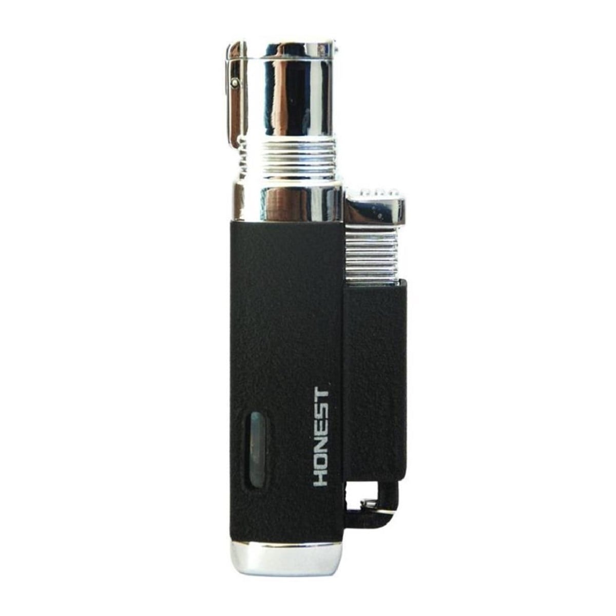 TR1124,Honest Tek Torch Siyah Puro Çakmak