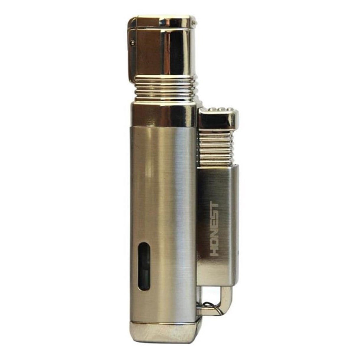 TR1123,Honest Tek Torch Gümüş Puro Çakmak