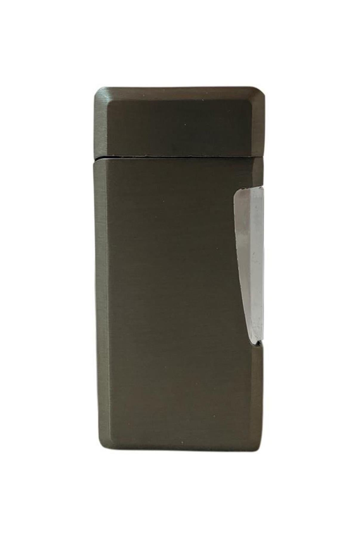 Hunter Tek Torch Pürmüz/Mum Alev Gunmetal Puro Çakmağı