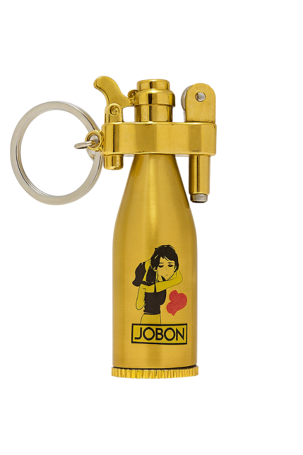 TR8673,Jobon Gold Love Design Gold Benzinli Çakmak