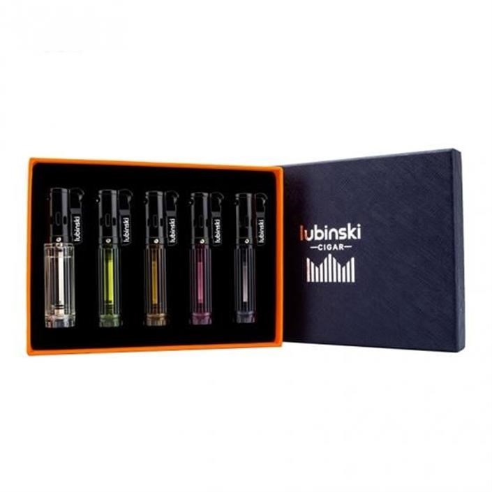 Lubinski Cigar Basic Slim Tek Torch Puro Çakmağı Sarı