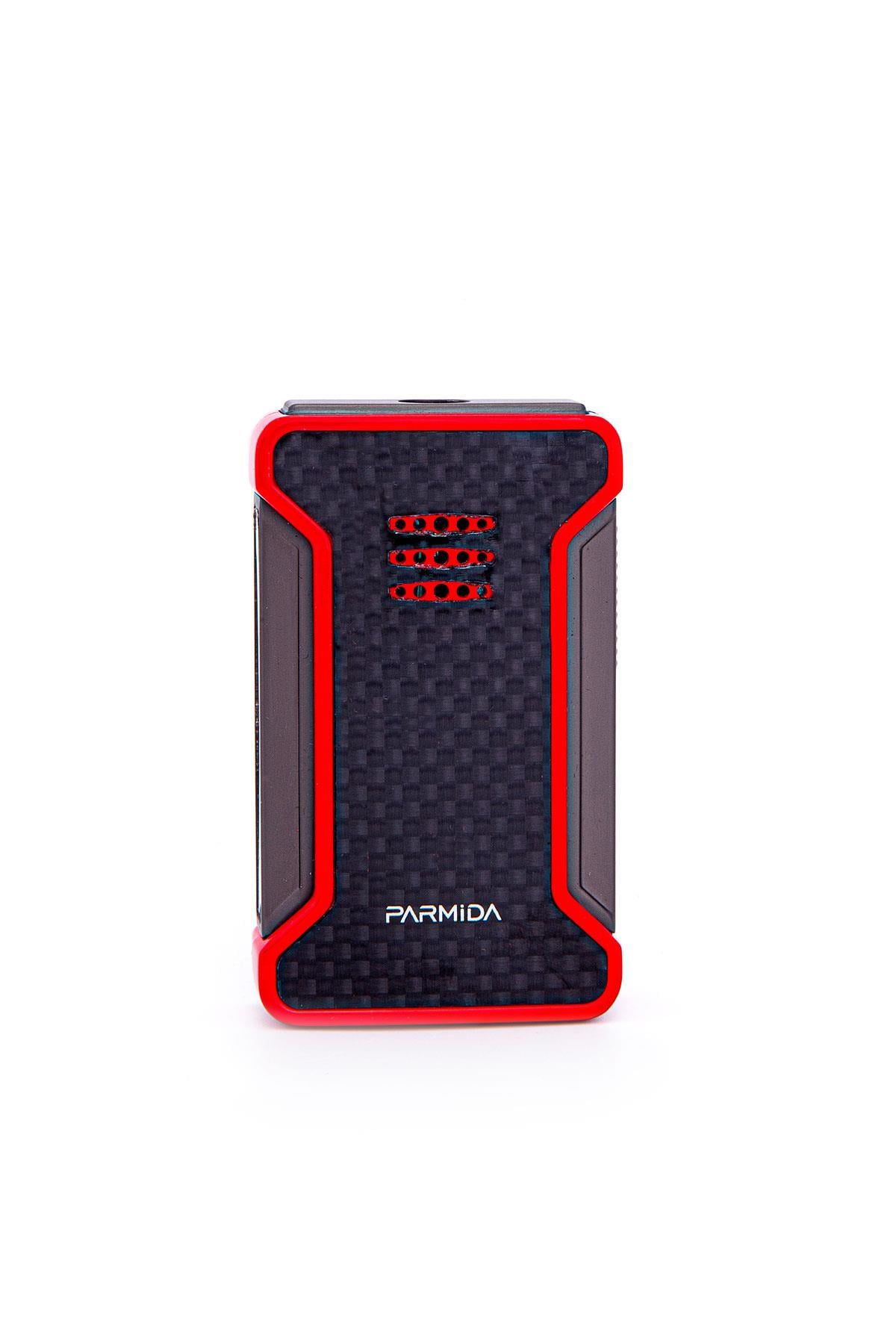 Parmida Tek Torch Pürmüz Karbon Desenli Kırmızı Puro Çakmağı