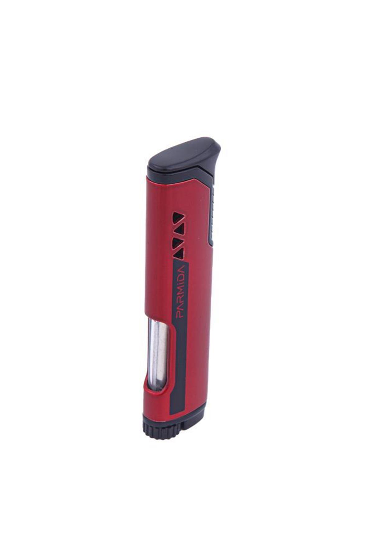 Parmida Tek Torch Pürmüz Kırmızı Puro Çakmağı