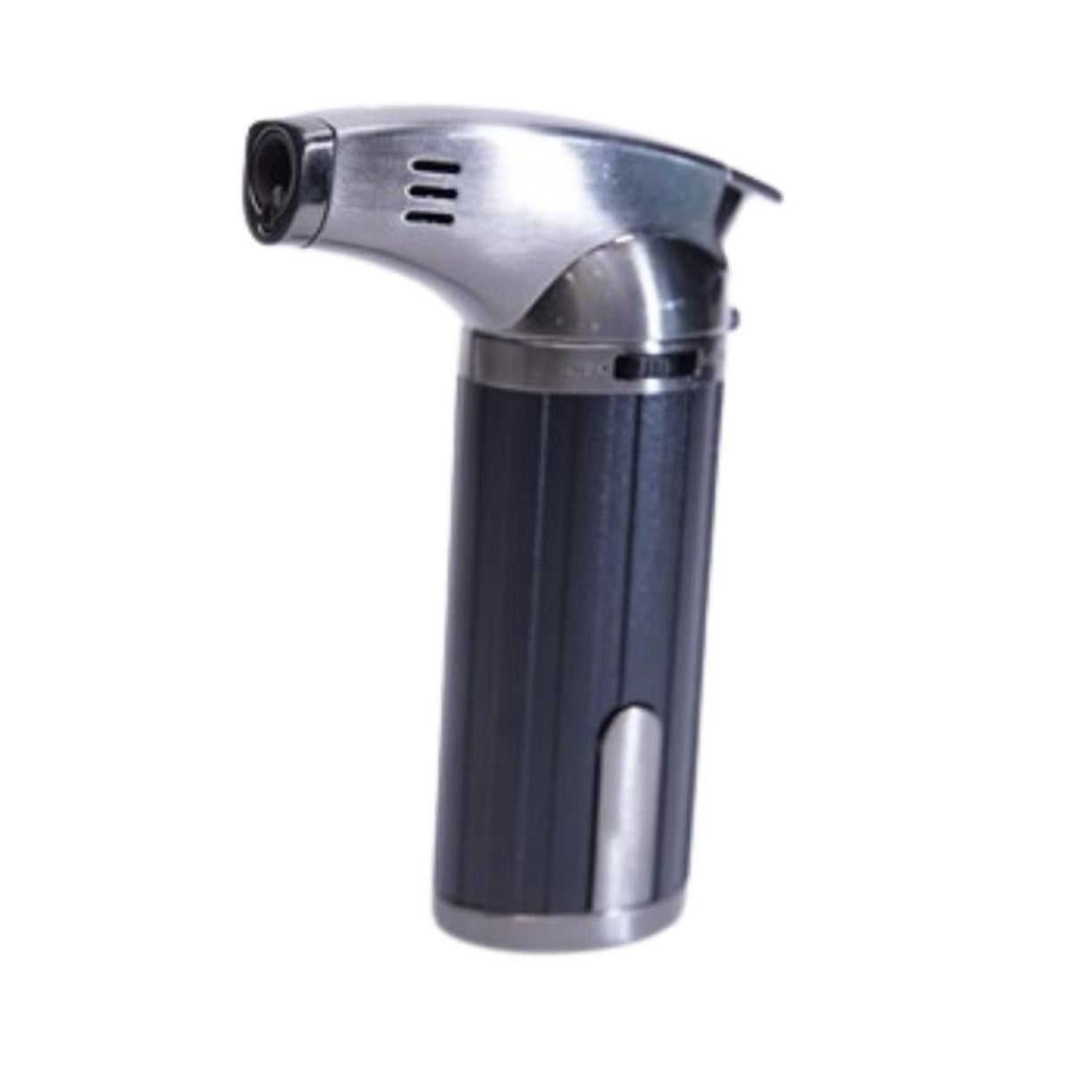 Parmida Tek Torch Pürmüz Siyah-Gunmetal Masa Tipi Puro Çakmağı