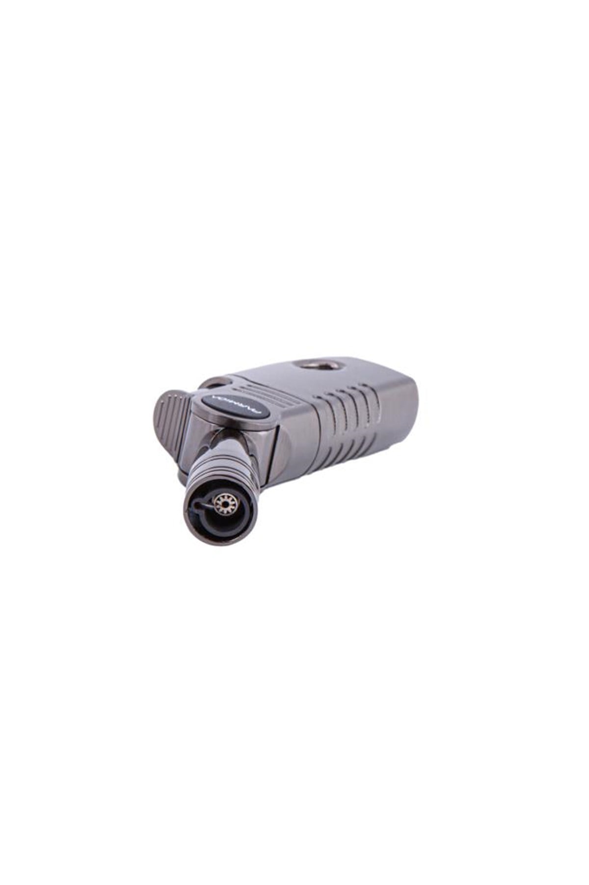 Parmida Tek Torch Pürmüz Gunmetal Oynar Başlıklı Masa Tipi Puro Çakmağı