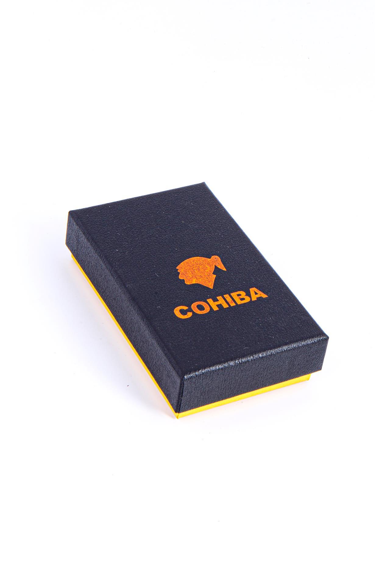 Cohiba 4 Torch Pürmüz Siyah Metal Puro Çakmağı
