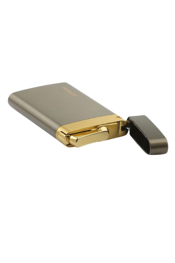 Parmida Tek Torch Pürmüz Gunmetal-Gold Metal Puro Çakmağı