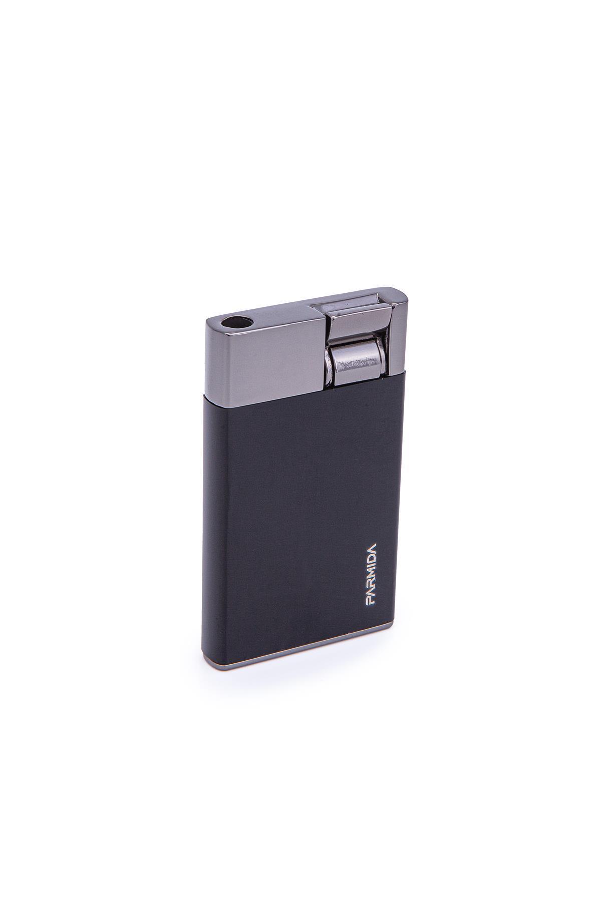 Parmida Tek Torch Pürmüz Siyah Gunmetal Metal Puro Çakmağı