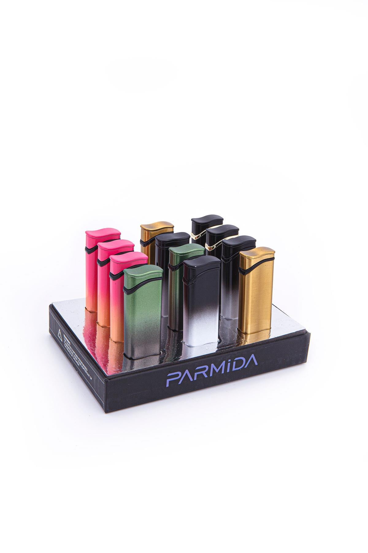 Parmida Tek Torch Pürmüz Yeşil Metal Puro Çakmağı