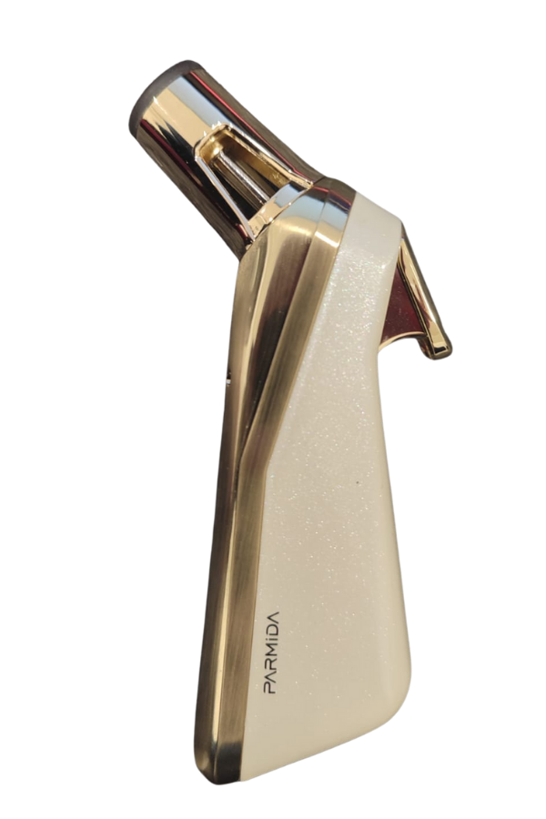 Parmida Tek Torch Pürmüz Beyaz - Gold Metal Puro Çakmağı