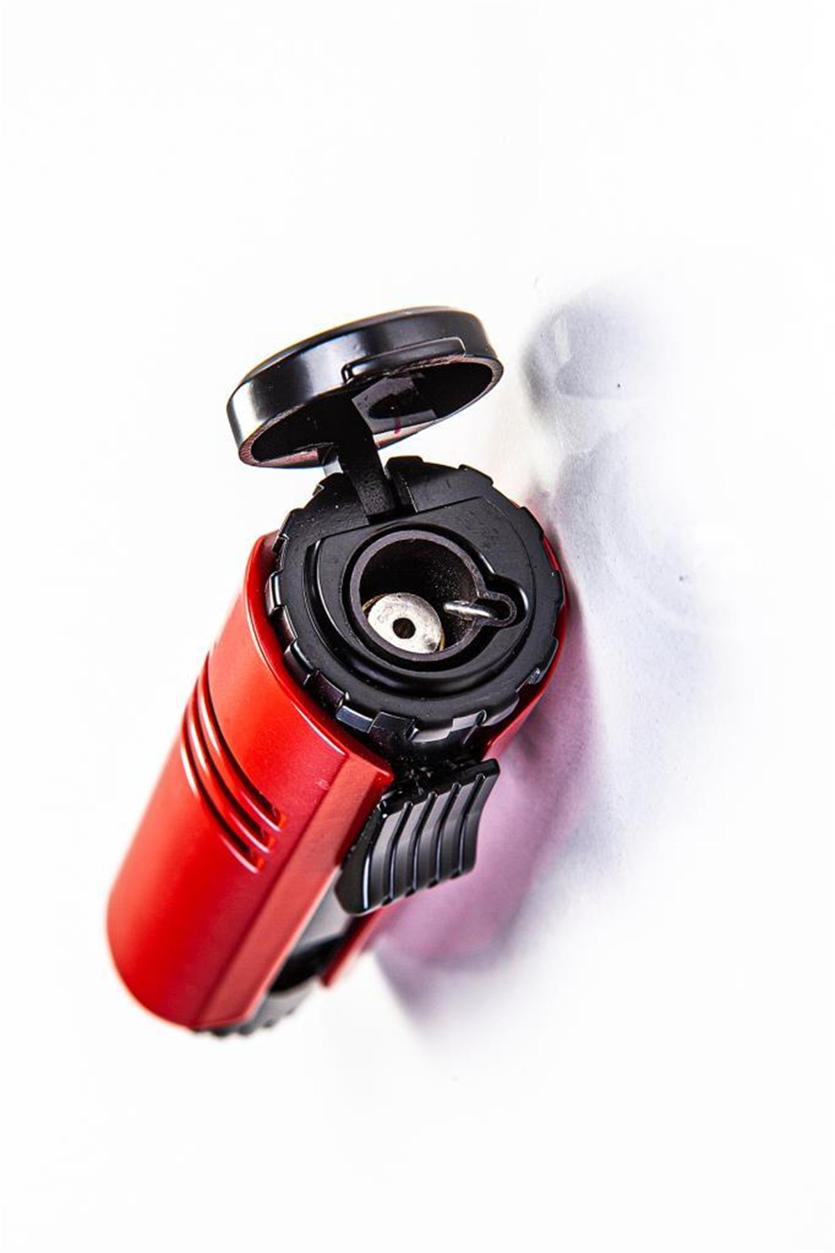 Parmida Tek Torch Pürmüz Kırmızı Puro Çakmağı