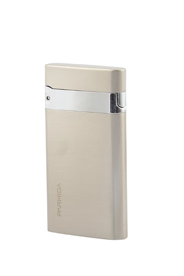 Parmida Tek Torch Pürmüz Gümüş Metal Puro Çakmağı