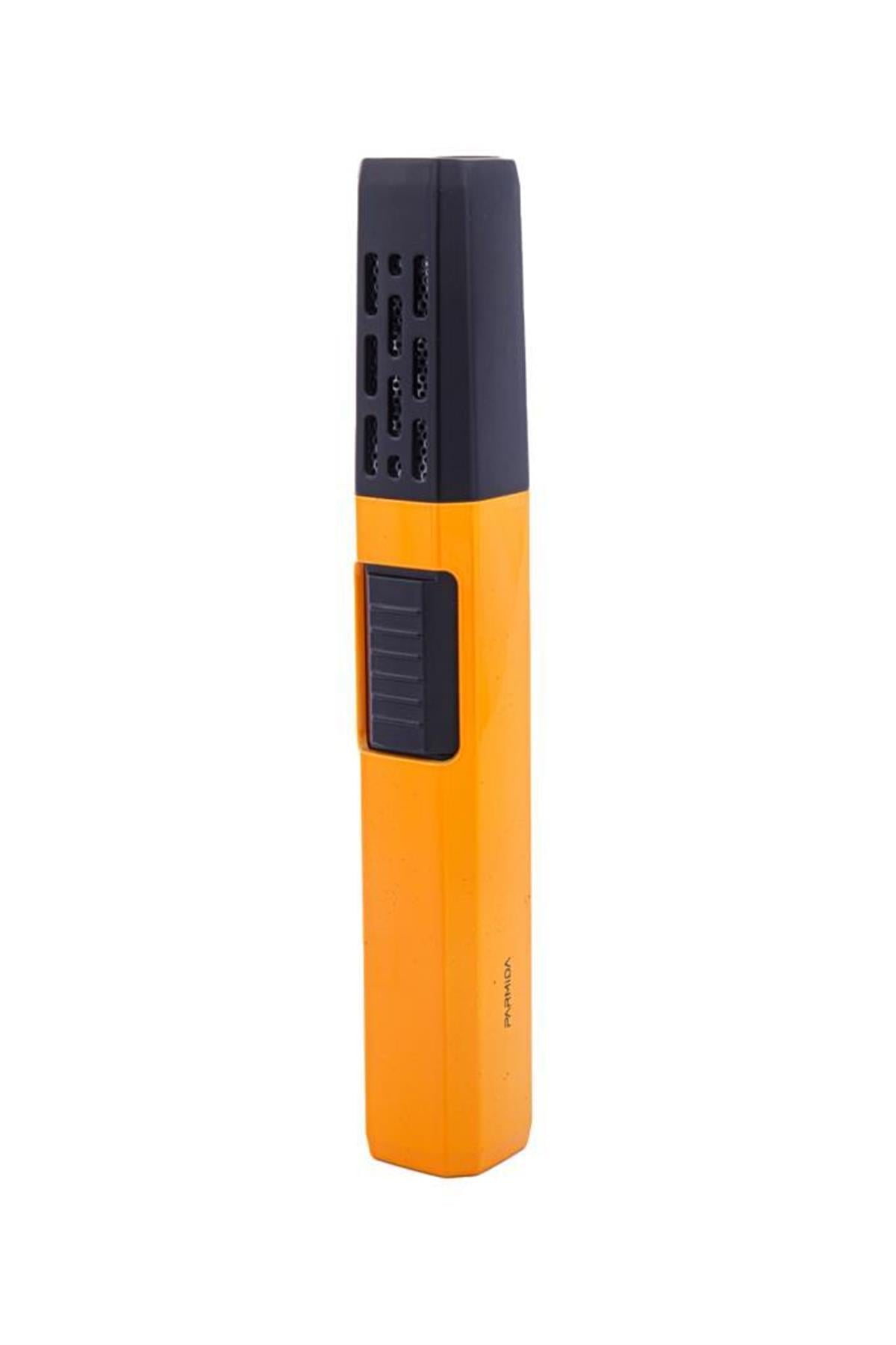 Parmida Tek Torch Pürmüz Sarı Masa Tipi Puro Çakmağı