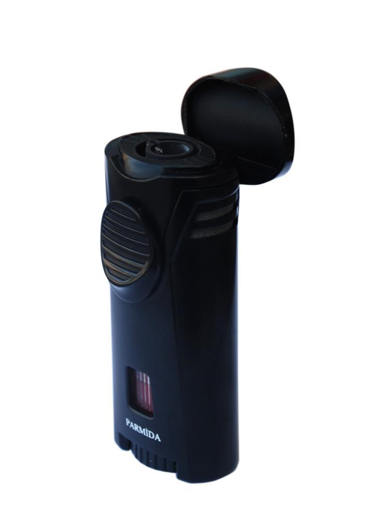 Parmida Tek Torch Pürmüz Siyah Puro Çakmağı