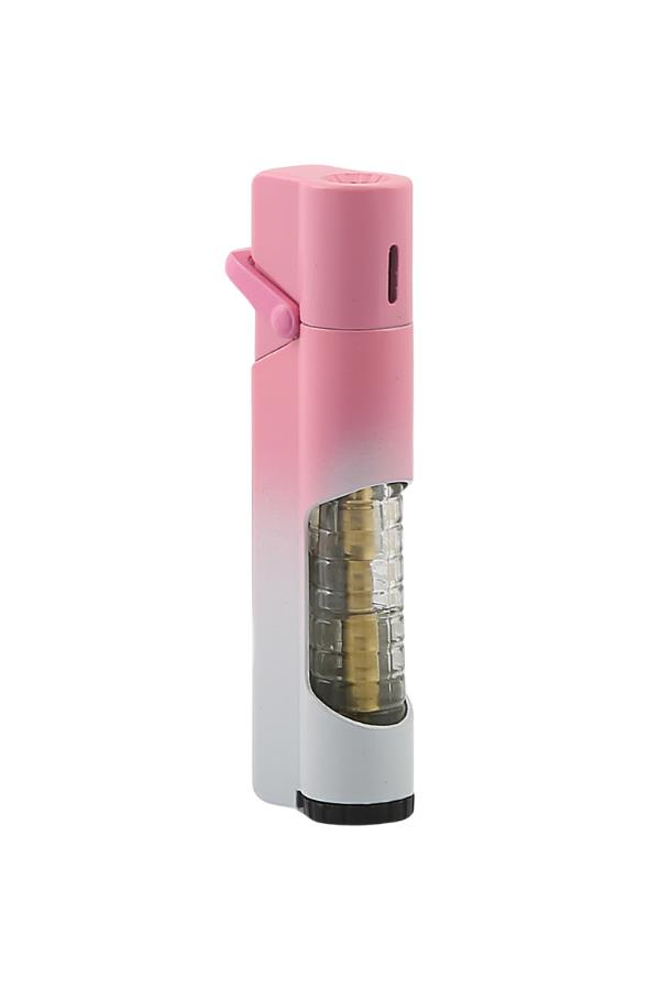 Parmida Tek Torch Pürmüz Pembe-Beyaz Puro Çakmağı