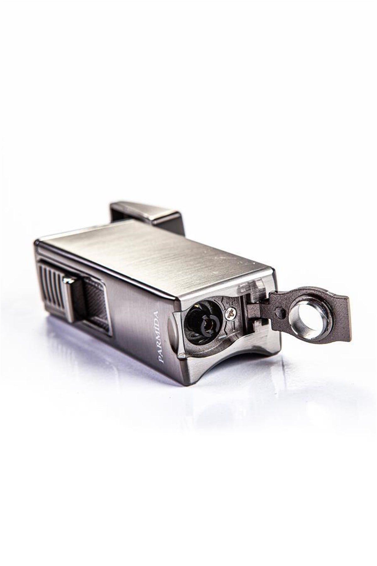 Parmida Tek Torch Pürmüz Mavi-Gunmetal Puro Çakmağı
