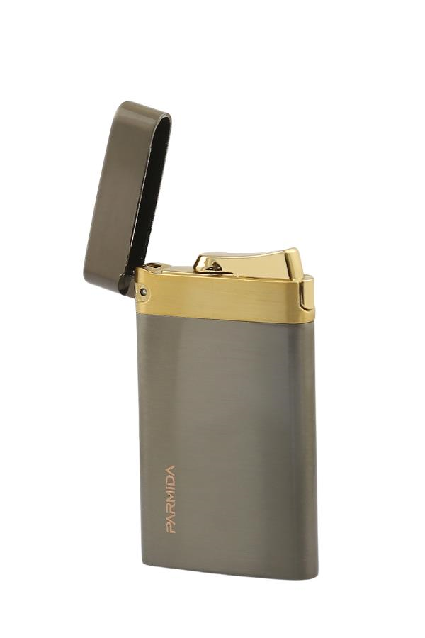 Parmida Tek Torch Pürmüz Gunmetal-Gold Metal Puro Çakmağı