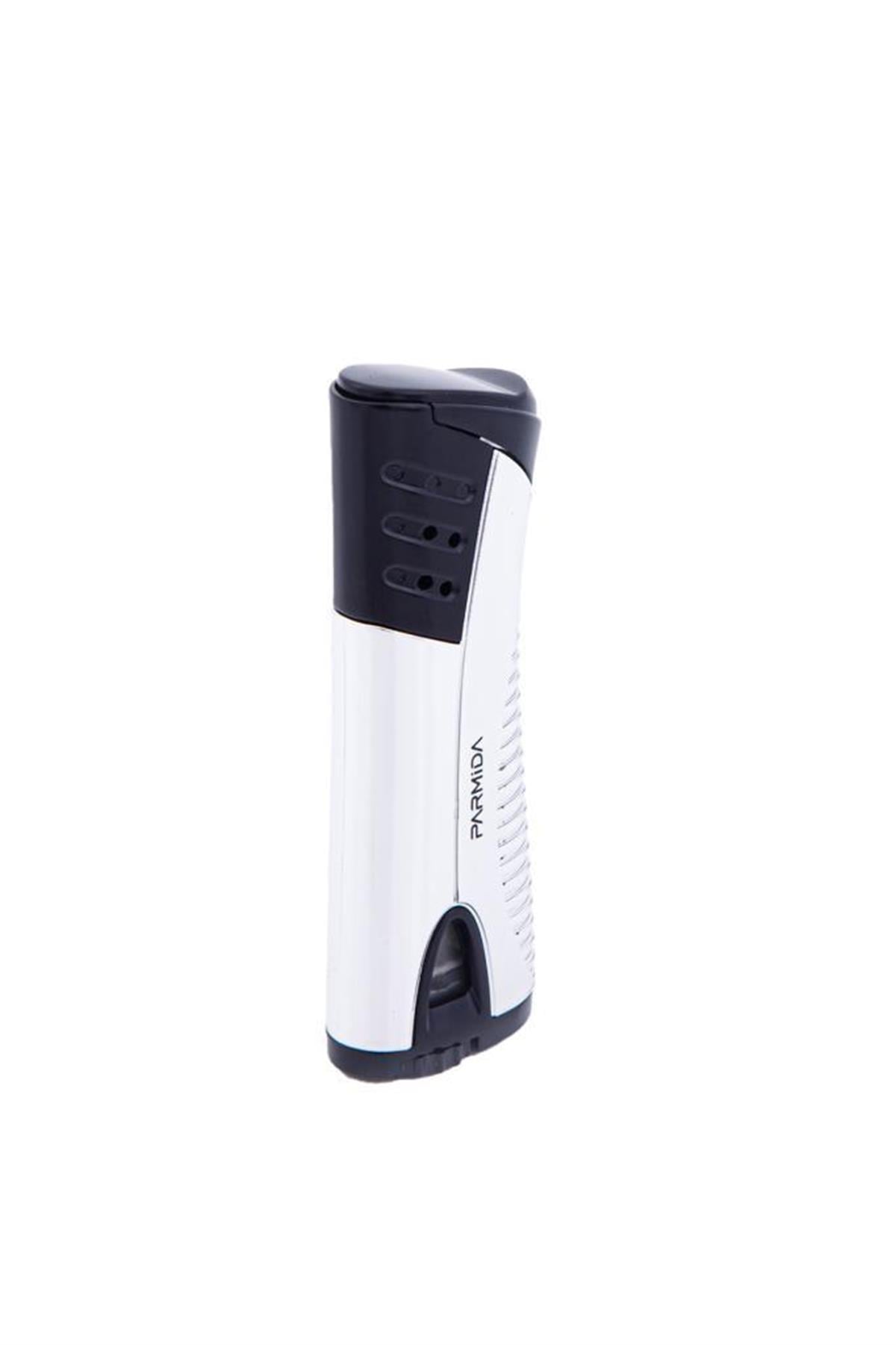 Parmida Tek Torch Pürmüz Gümüş Puro Çakmağı