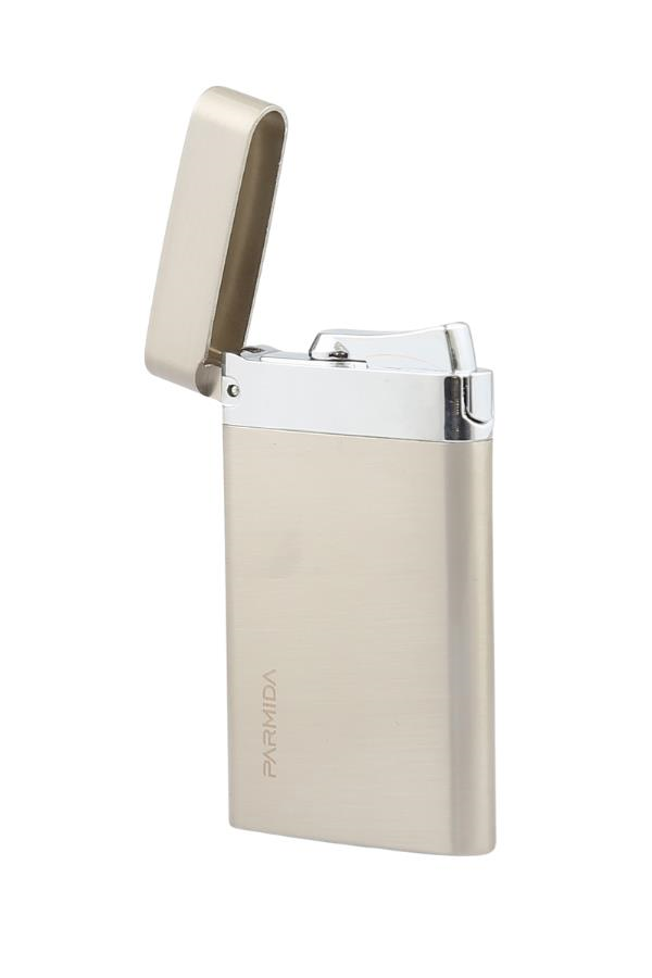 Parmida Tek Torch Pürmüz Gümüş Metal Puro Çakmağı