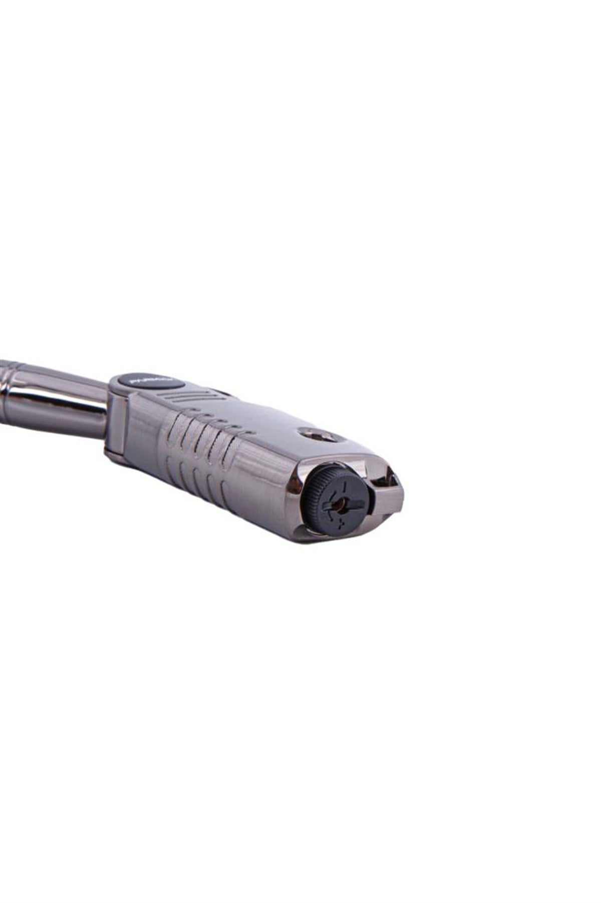 Parmida Tek Torch Pürmüz Gunmetal Oynar Başlıklı Masa Tipi Puro Çakmağı