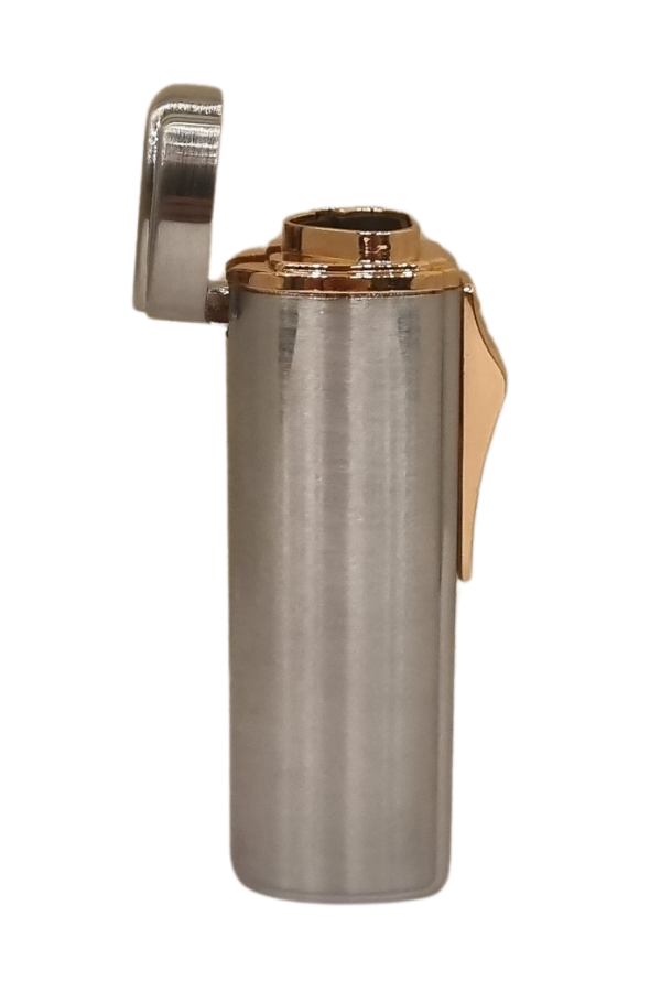 PremiumQuality Gümüş Üç Torch Pürmüz Metal Puro Çakmağı