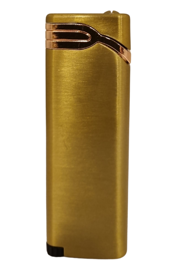 TR8098,PremiumQuality Gold - Bronz Tek Torch Pürmüz Metal Puro Çakmağı