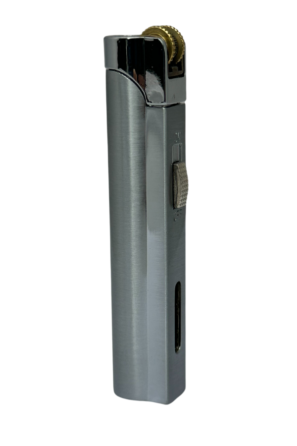 PremiumQuality Tek Torch Pürmüz Gümüş Puro Çakmağı