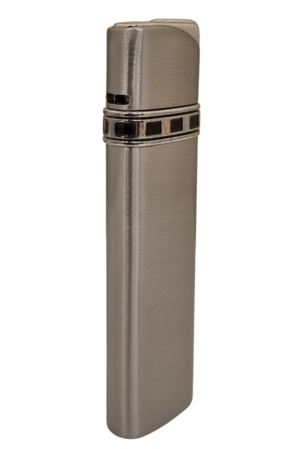 PremiumQuality Tek Torch Pürmüz Gümüş Puro Çakmağı