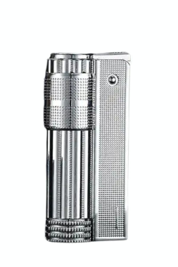 PremiumQuality Tek Alevli Gümüş Metal Muhtar Çakmağı