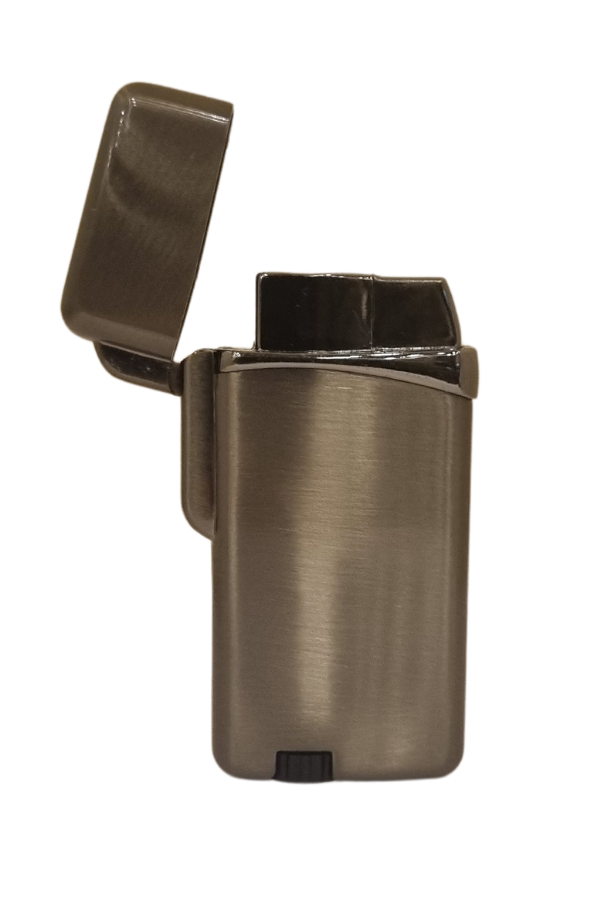 PremiumQuallity Gunmetal Metal Tek Torch Pürmüz Puro Çakmağı