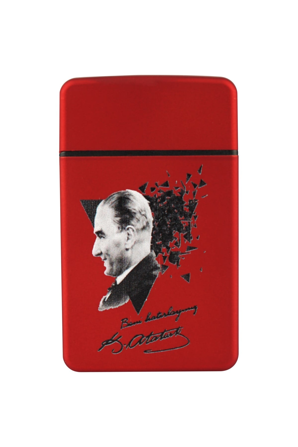 TR4192,PremiumQuality Atatürk Desenli Tek Torch Puro Çakmağı