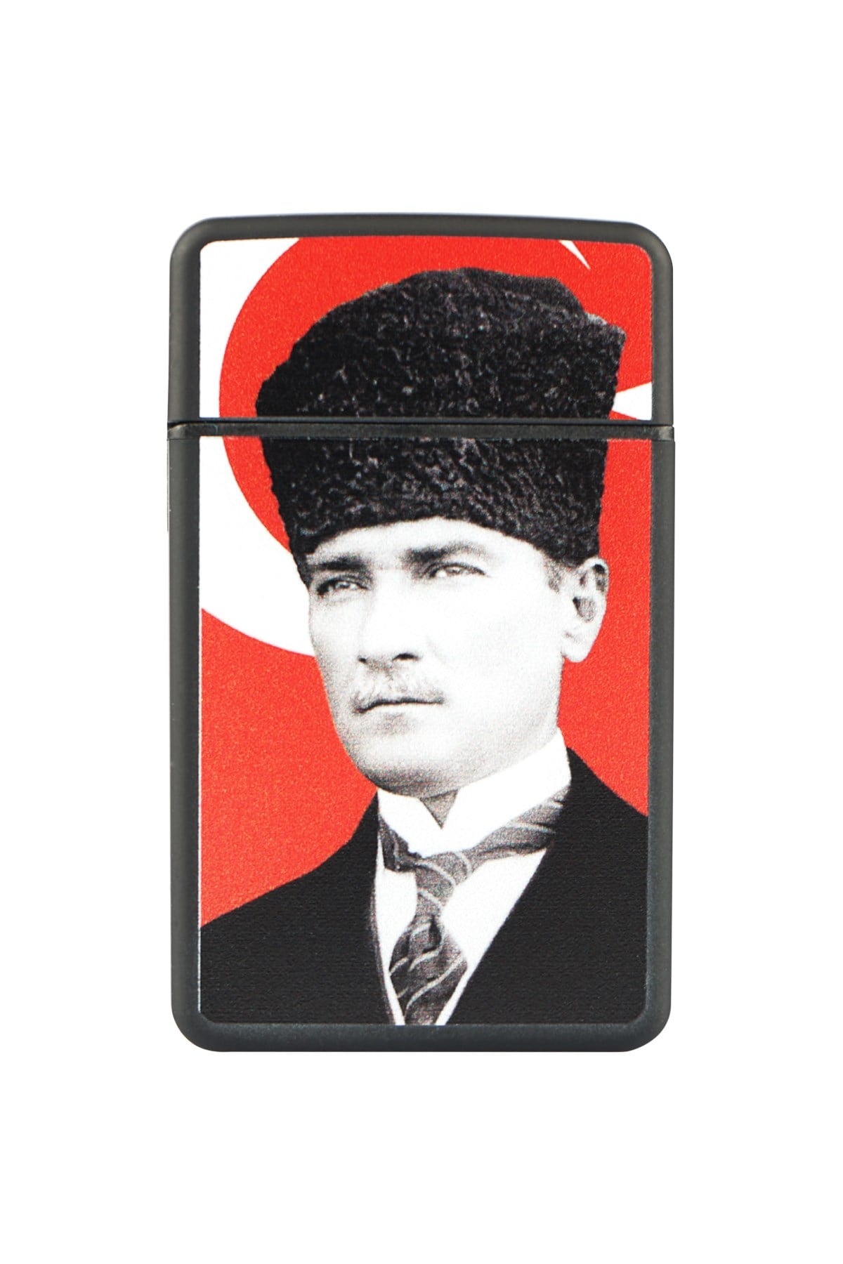 TR4198,PremiumQuality Atatürk Desenli Tek Torch Puro Çakmağı